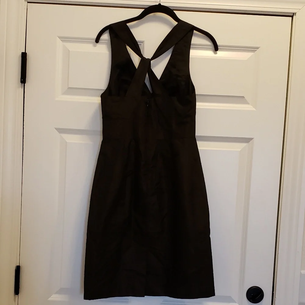 NWT J.Crew LBD Alisanne dress in silk taffeta sz 0 - Picture 3 of 4